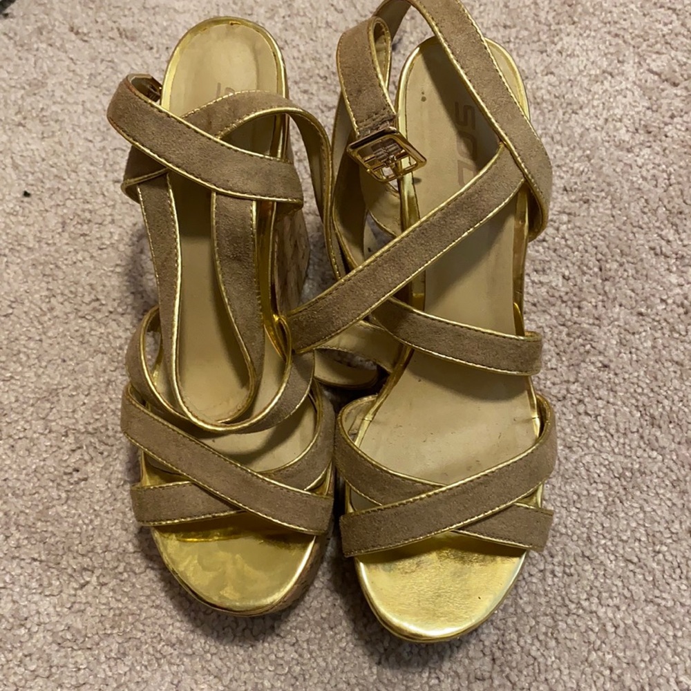 Soda Strappy Wedge